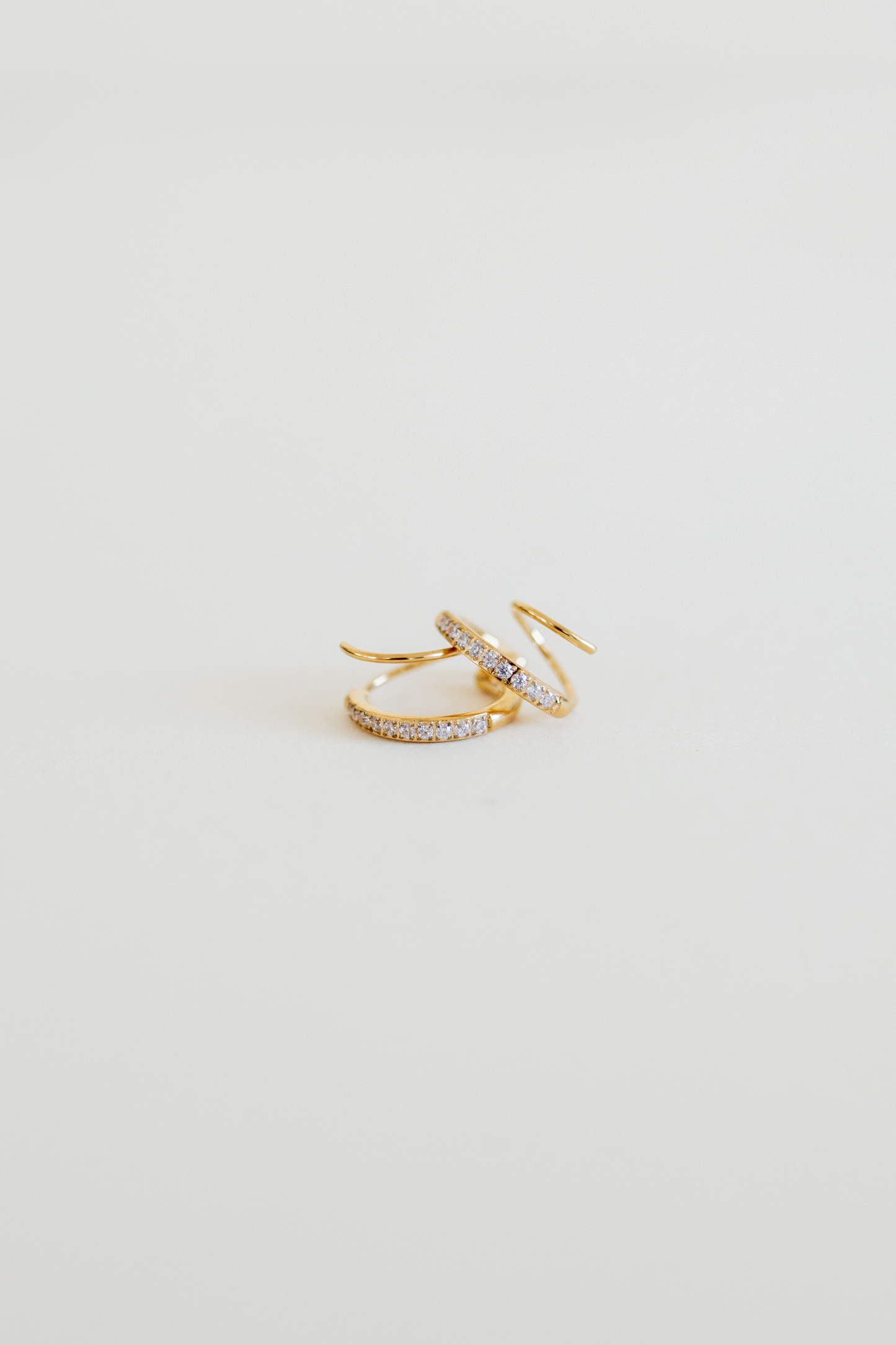 Lacie Gold Twist Huggies